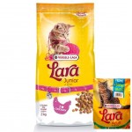 Lara Junior корм для котят с курицей 2 кг + 500 г БОНУС BAG