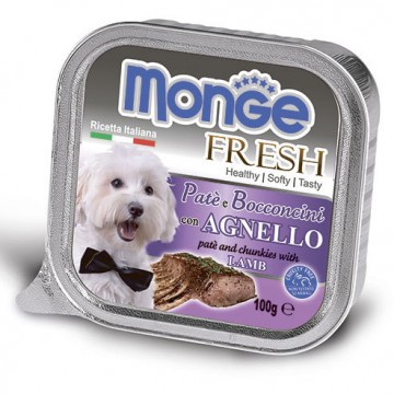 Monge Dog Fresh консервы для собак ягненок 100 г