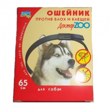 Доктор ZOO для  собак - ошейник 65 см