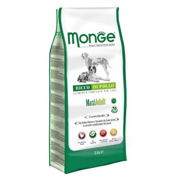 Monge Dog Maxi корм для взрослых собак крупных пород 15 кг