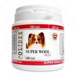 Полидекс Super Wool plus улучшает состояние шерсти, кожи 150 шт