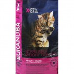 EUKANUBA Cat корм с курицей для взрослых кошек с избыточным весом и стерилизованных 10 кг 