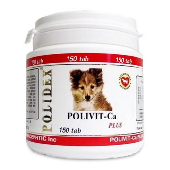 Полидекс Polivit-Ca plus улучшает фосфорно-кальц. обмен  150 шт