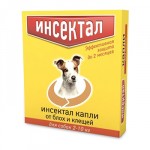Инсектал для собак 2-10 кг - капли от блох и клещей