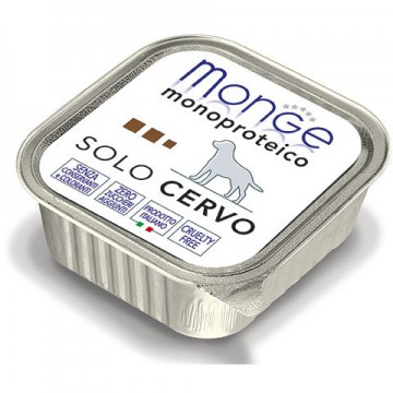 Monge Dog Monoproteico Solo консервы для собак паштет из оленины 150 г
