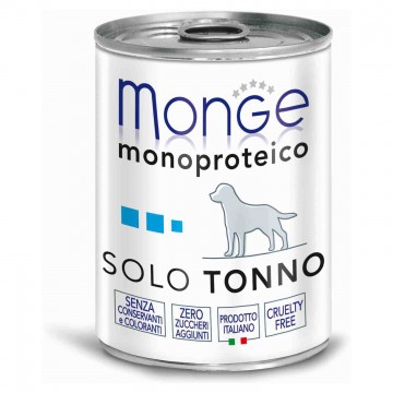 Monge Dog Monoproteico Solo консервы для собак паштет из тунца 400 г