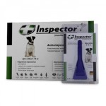 Инспектор д/собак 4-10 кг – капли от внутренних и внешних паразитов