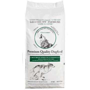 Greenheart Large Breed /Sportline summer style для активных собак 15 кг 