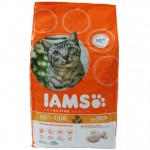 IAMS Cat корм для взрослых кошек с курицей 3 кг  