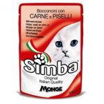 Simba Cat Pouch паучи для кошек мясо с горохом 100 г