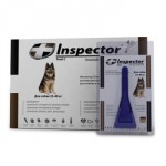 Инспектор д/собак 25-40 кг – антипаразитарные капли  (набор 4+1)