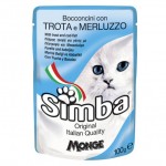 Simba Cat Pouch паучи для кошек форель с треской 100 г