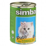 Simba Cat консервы для кошек паштет кролик 400 г