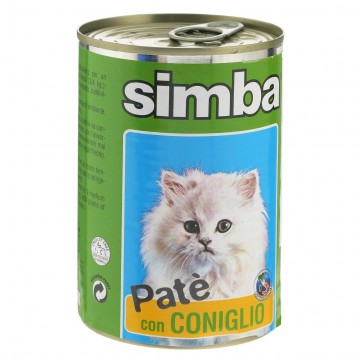 Simba Cat консервы для кошек паштет кролик 400 г