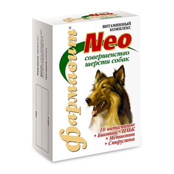 Фармавит Neo для собак «Совершенство шерсти» 90 таб