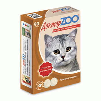 Доктор ZOO -  лакомство для кошек со вкусом копченостей