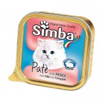 Simba Cat консервы для кошек паштет рыба 100 г