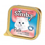 Simba Cat консервы для кошек паштет рыба 100 г
