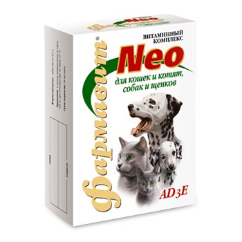 Фармавит Neo для кошек и котят, собак и щенков  90 таб