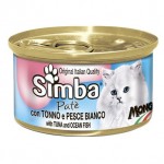 Simba Cat консервы для кошек паштет тунец с океанической рыбой 85 г