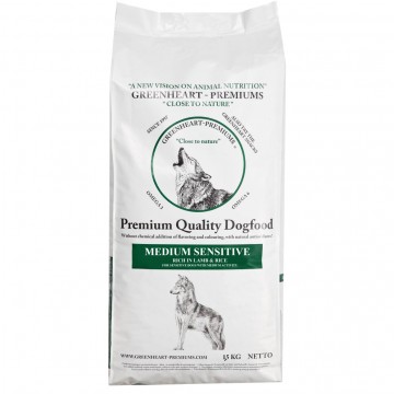 Greenheart Medium Sensitive для собак с чувств. пищевар. 1,5 кг