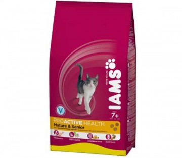 IAMS Cat корм для пожилых кошек с курицей 850 г  