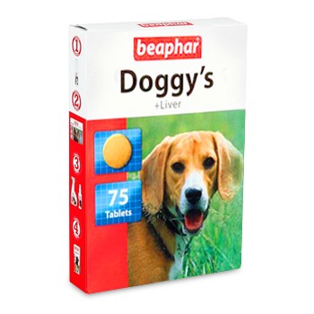 Doggy's Liver Витамины для собак с печенью 75 таб
