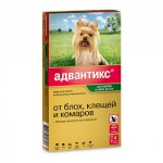 Адвантикс 40С для собак до 4 кг – капли от блох и клещей