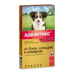 Адвантикс 250С для собак от 10 до 25 кг – капли от блох и клещей