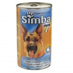 Simba Dog консервы для собак кусочки курица с индейкой 1230 г