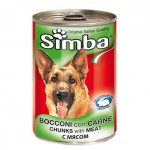 Simba Dog консервы для собак кусочки мясо 1230 г