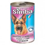 Simba Dog консервы для собак кусочки ягненок 1230 г