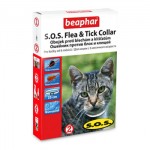 Беафар SOS для кошек – ошейник от блох и клещей 35 см