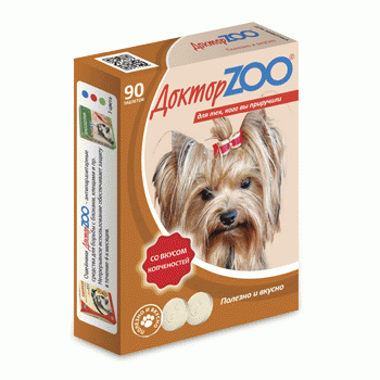 Доктор ZOO -  лакомство для собак со вкусом копченостей