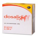 Досалид для собак – 20 таблеток по 1200 мг