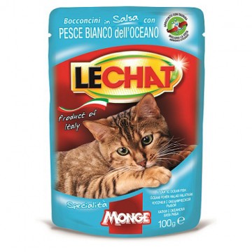 Lechat Pouch паучи для кошек с океанической рыбой 100 г