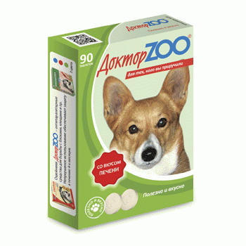 Доктор ZOO -  лакомство для собак со вкусом печени
