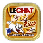 Lechat консервы для кошек лосось/креветки 100 г