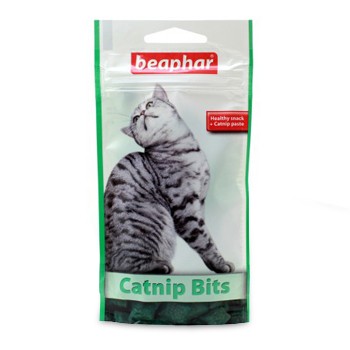 Catnip Bits для кошек - подушечки с кошачьей мятой, 75 таб