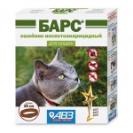 Барс д/кошек - ошейник инсектоакарицидный на фипрониле 35 см