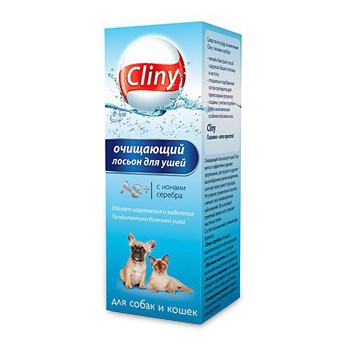 Cliny - лосьон очищающий для ушей