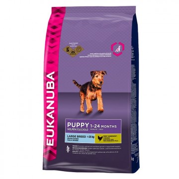 EUKANUBA Dog корм для щенков крупных пород 3 кг 