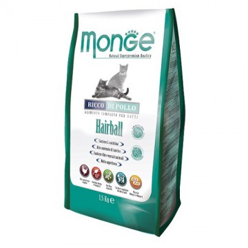 Monge Cat Hairball корм для кошек для выведения шерсти 1,5 кг