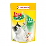 Laga Lara Fitness Chicken-Turkey корм для взрослых кошек курица с индейкой в соусе 100 г