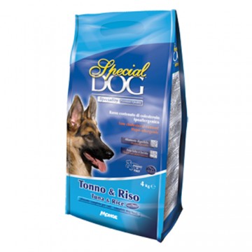Special Dog для собак с чувствительной кожей и пищеварением тунец/рис 4 кг 